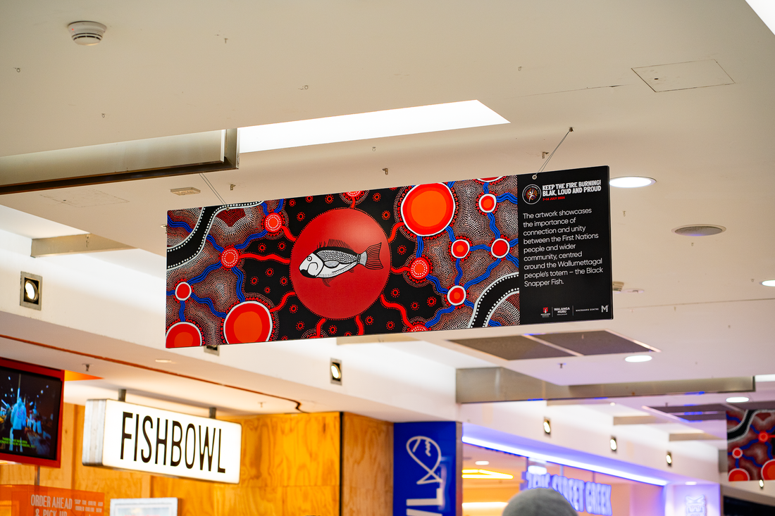 Macquarie Shopping Centre NAIDOC Week Artwork